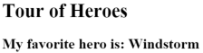 Title and Hero