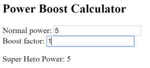 Power Boost Calculator